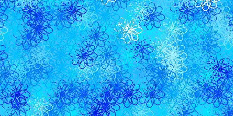 Light BLUE vector pattern with curves.
