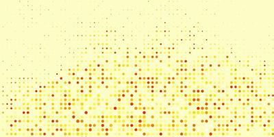 Light Orange vector background with spots.