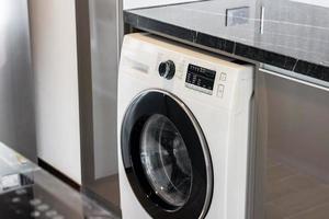 Close-Up Washing Machines in Hose photo