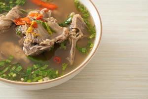 Spicy Chopped Pork Backbone Soup or Spicy Leng Soup photo