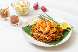 Pad Thai - stir-fried rice noodles photo