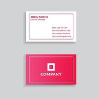 Minimal Business Card, Creative Business Card Template vector