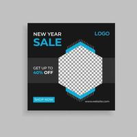 Fashion Sale Social Media Post Template Design. Social Media Banner vector