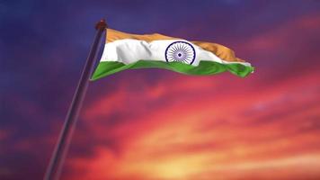 Indian Flag Stock Video Footage for Free Download