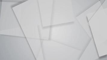 vidéo d'arrière-plan minimale de formes 2d blanches video