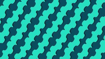 Geometric wavy pattern background design video animation