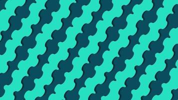 Geometric wavy pattern background design video animation