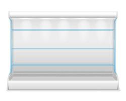 commercial shop refrigerator for cooling and preserving food vector