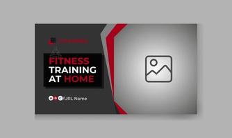 editable modern video thumbnail design for all social media vector