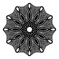 mandala template of arabesques texture of vector background design