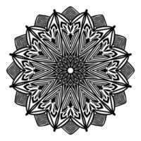 Mandalamexican style mandala pattern design for islamic  background vector