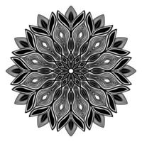 Diseño de mandala para obras de arte de diseño de fondo de elegancia vector