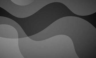 Abstract Black Fluid Wave Background vector