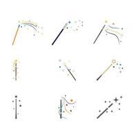 Wand Magic stick icon vector template