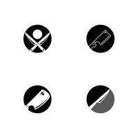 Kitchen icon cooking tools vector flat design