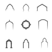 Mosque Logo Template vector symbol illustration design