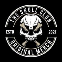 el club de calaveras vector