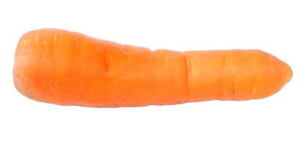 Carrot isolated on white background photo