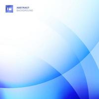 Abstract blue gradients color overlapping circles background vector
