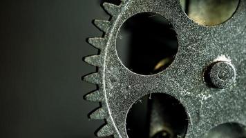 Retro Rusty Mechanic Clock Gears photo