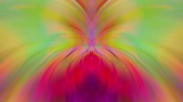 Abstract Multicolored Neon Symmetrical Blurred Background video