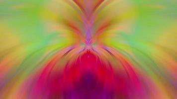 Abstract Multicolored Neon Symmetrical Blurred Background video