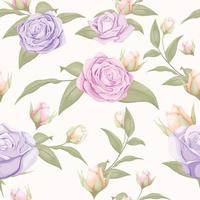 Beautifull Seamless Pattern Design with Floral Vector