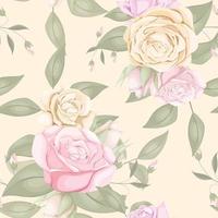 Beautifull Seamless Pattern Design with Floral Vector