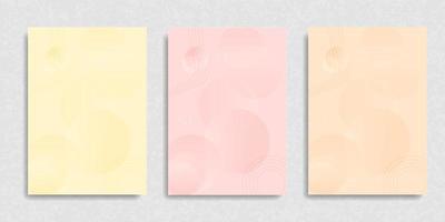 Yellow, beige and peach gradient soft abstract background vector