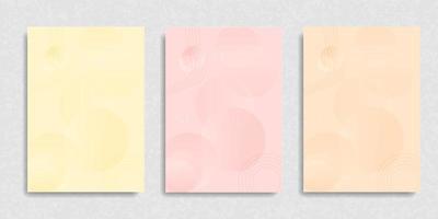 Yellow, beige and peach gradient soft abstract background vector