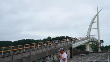 Time-Lapse Saeyeongyo Bridge in Jeju Island, South Korea video