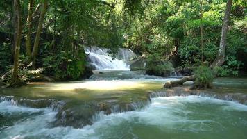 Beautiful Huay Mae Kamin Waterfall video