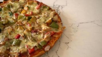 pizza végétalienne et végétarienne video