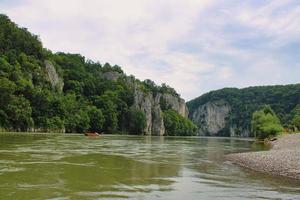 Danube River around the Village of Weltenburg photo