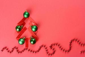 Christmas bright colored decorative background photo