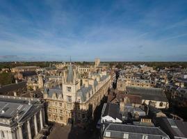 Aerial view of Cambridge photo