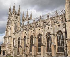 catedral en canterbury, reino unido foto