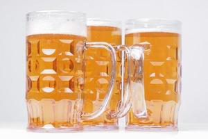 Lager beer glasses photo