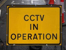 CCTV in operation sign photo