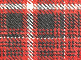 Tartan fabric background photo