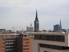 Hamburg skyline view photo