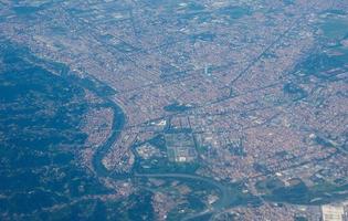 Aerial view of Turin photo