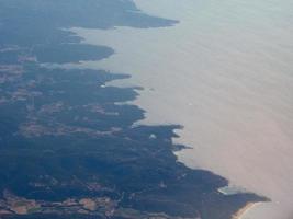 Aerial view of Corsica photo