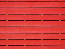 Red wood fence photo