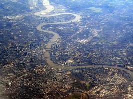 Aerial view of London photo