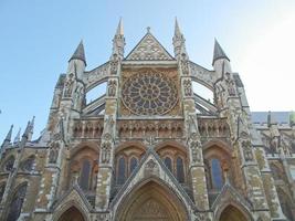 La iglesia de la abadía de Westminster en Londres foto