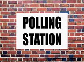 General elections polling station photo