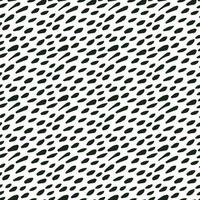 Abstract minimalist seamless pattern with hand drawn grunge black dots vector