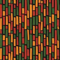 Abstract Kwanzaa, Black History Month, Juneteenth seamless pattern vector
