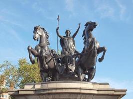 Boadicea monument London photo